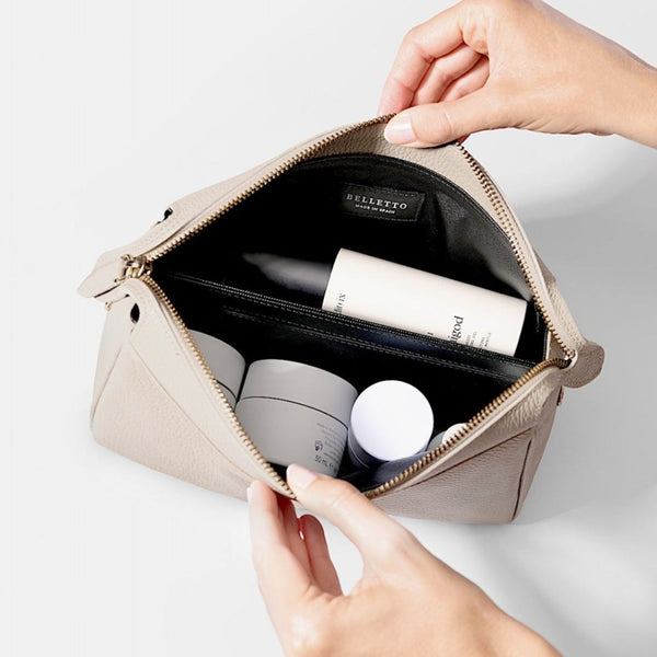 THE ESSENTIALS CLUTCH | Bone/ Gold